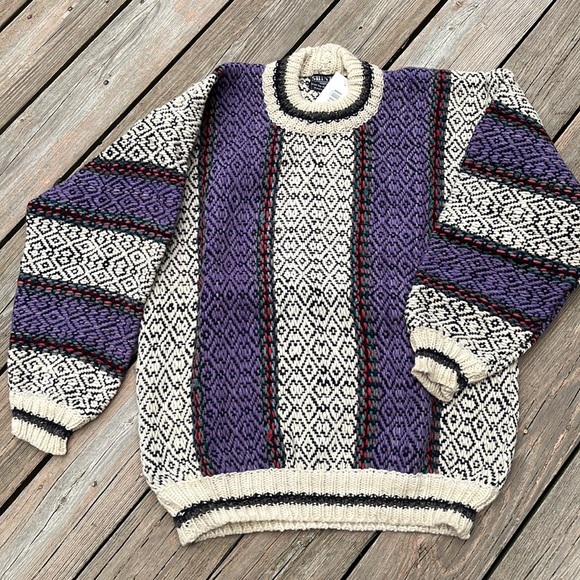 NWT Shintuya hand knit sweater L - Picture 2 of 4